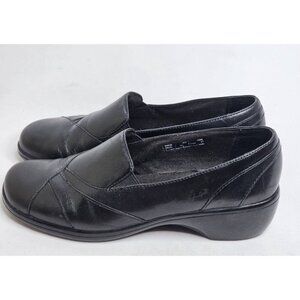 Clarks Blackberry 84629 Women's Leather Slip On Loafers 8 M Dark Academia